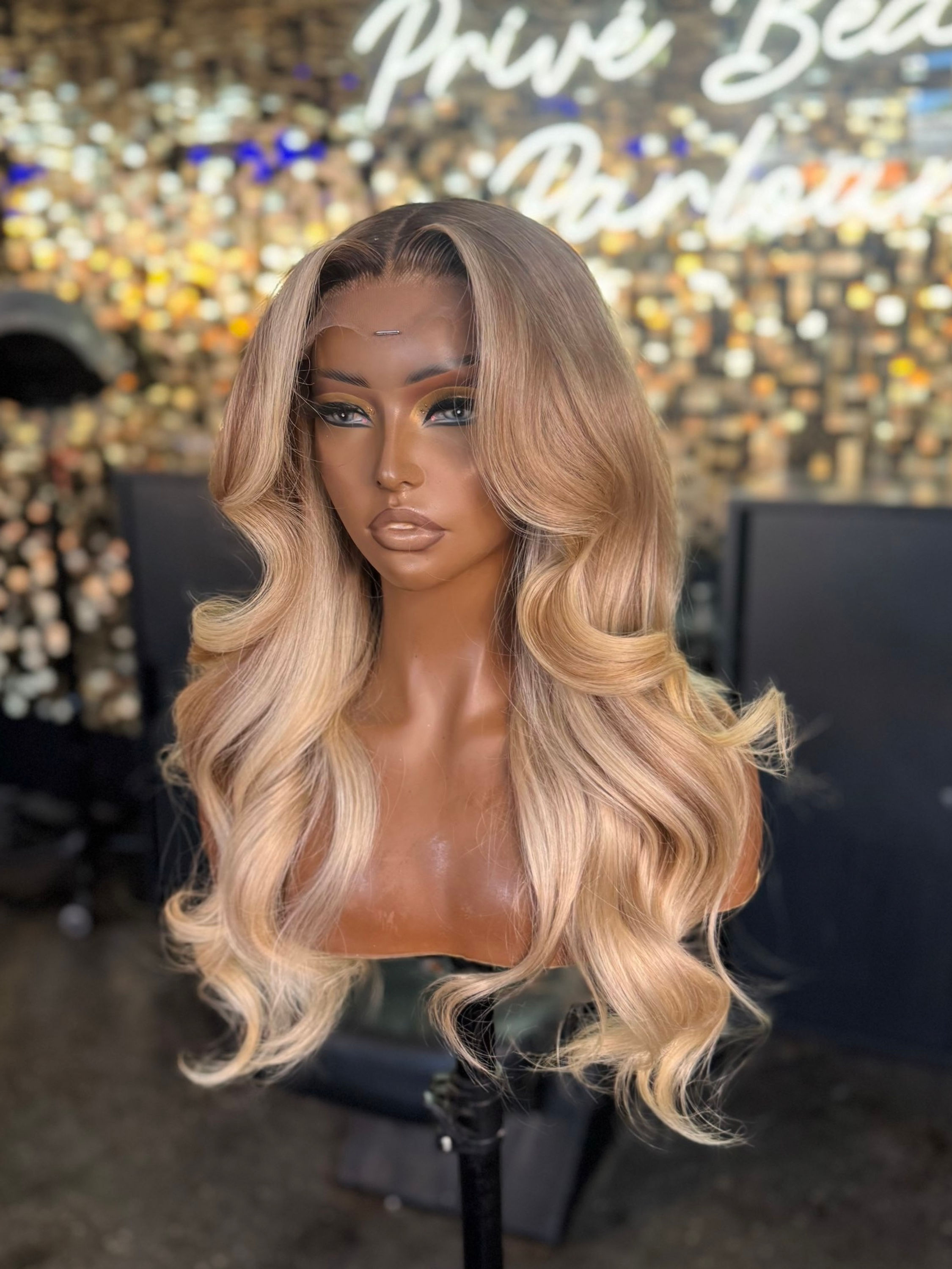 Custom colored, 6x6 Closure wig