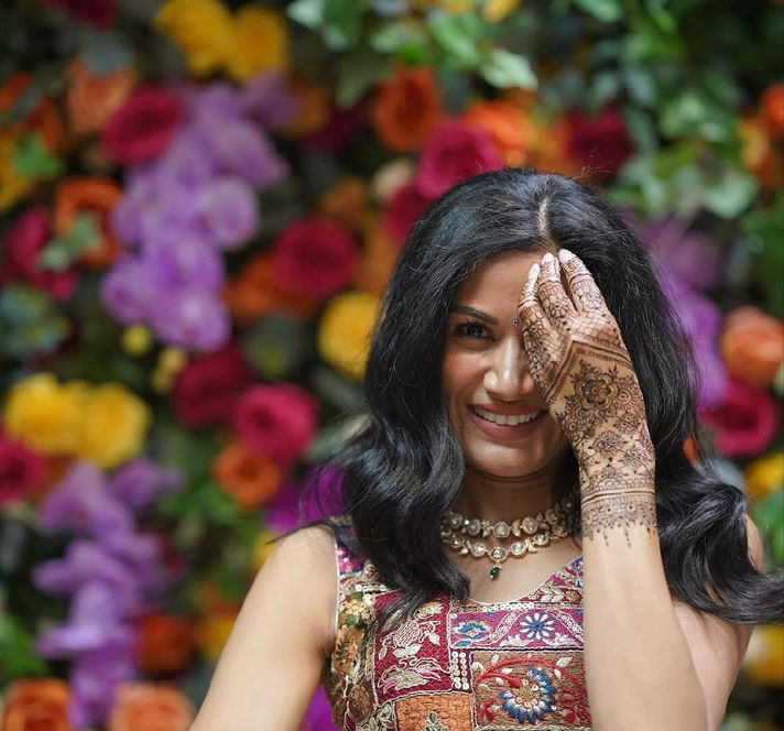 colourful flower wall rental in calgary alberta