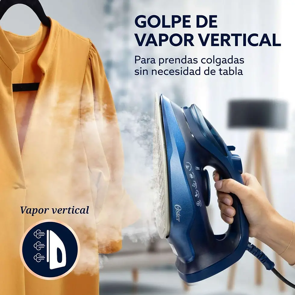 Thumbnail: Oster Plancha de Vapor, AeroGlide S7200, Azul Oscuro