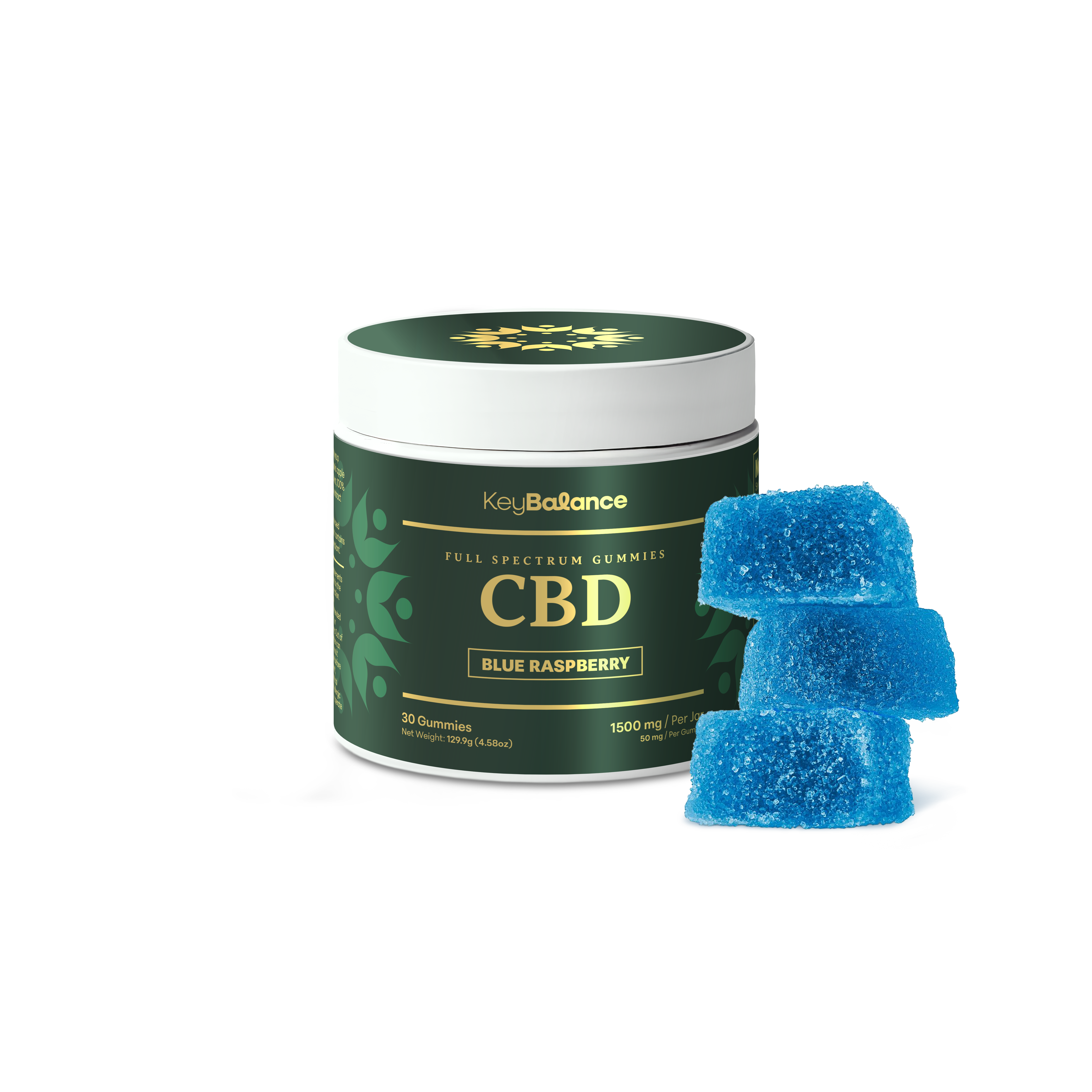 CBD Blue Raspberry Gummies