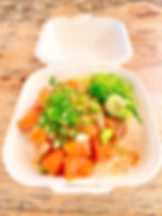 Wasabi Shoyu Salmon Poke Bowl