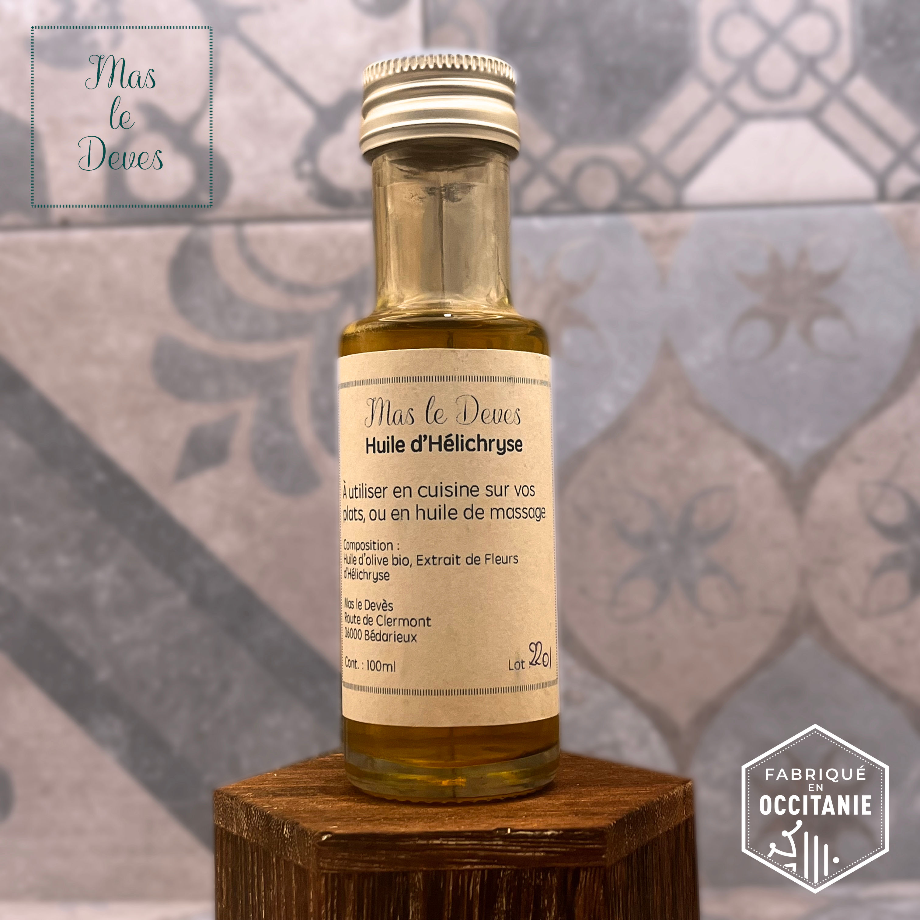 Huile artisanale d'Hélichryse