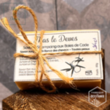 Savon-Shampoing à la Baie de Cade - Savon naturel saponifié à froid