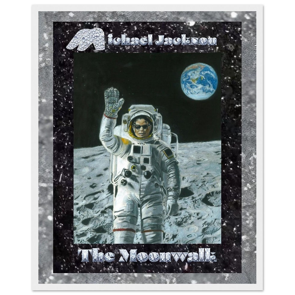 Thumbnail: "The Moonwalk"- Michael Jackson Art Inspired Framed Poster