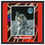 Thumbnail: "The Moonwalk" Framed Canvas Drawing Print with Graphic Design Background