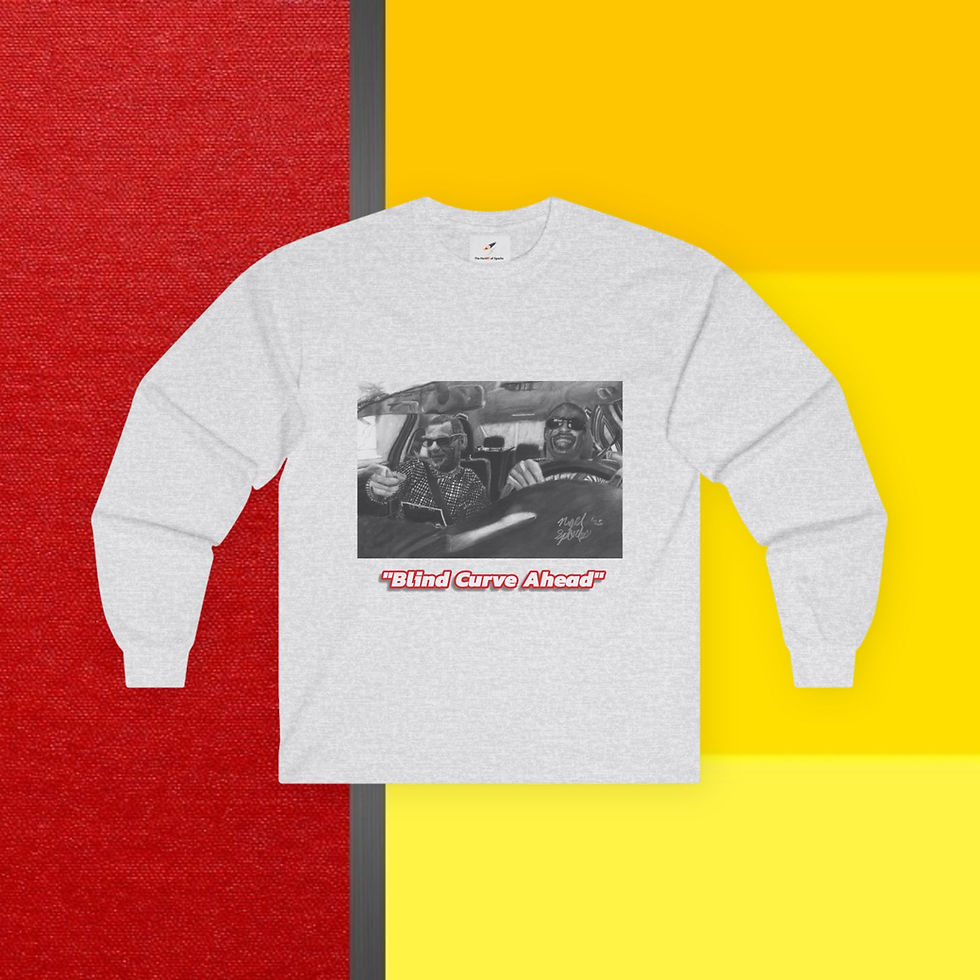 Thumbnail: Stevie Wonder and Ray Charles Long-Sleeved T-Shirt 
