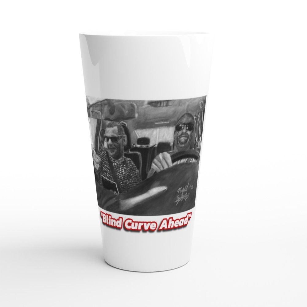 Stevie Wonder and Ray Charles 17 Ounce Latte Art Mug