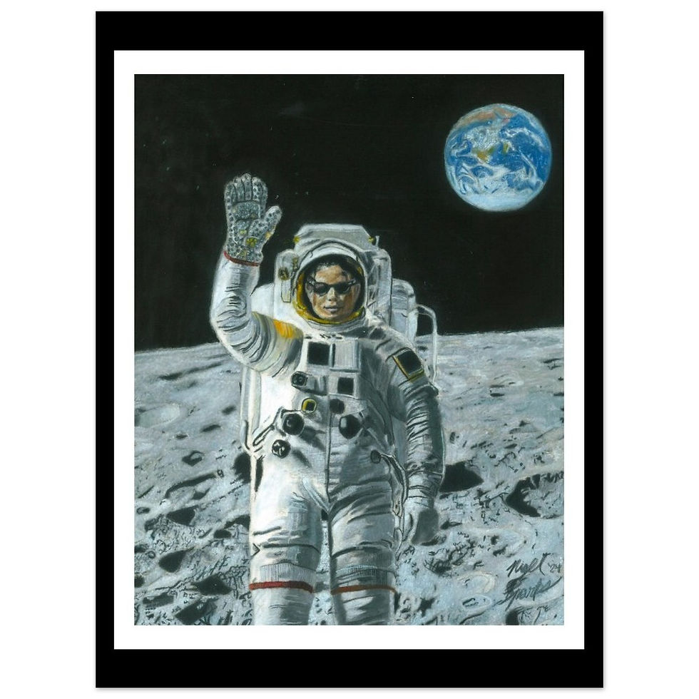 Thumbnail: "The Moonwalk" Classic Semi-Glossy Paper Poster (Unframed)