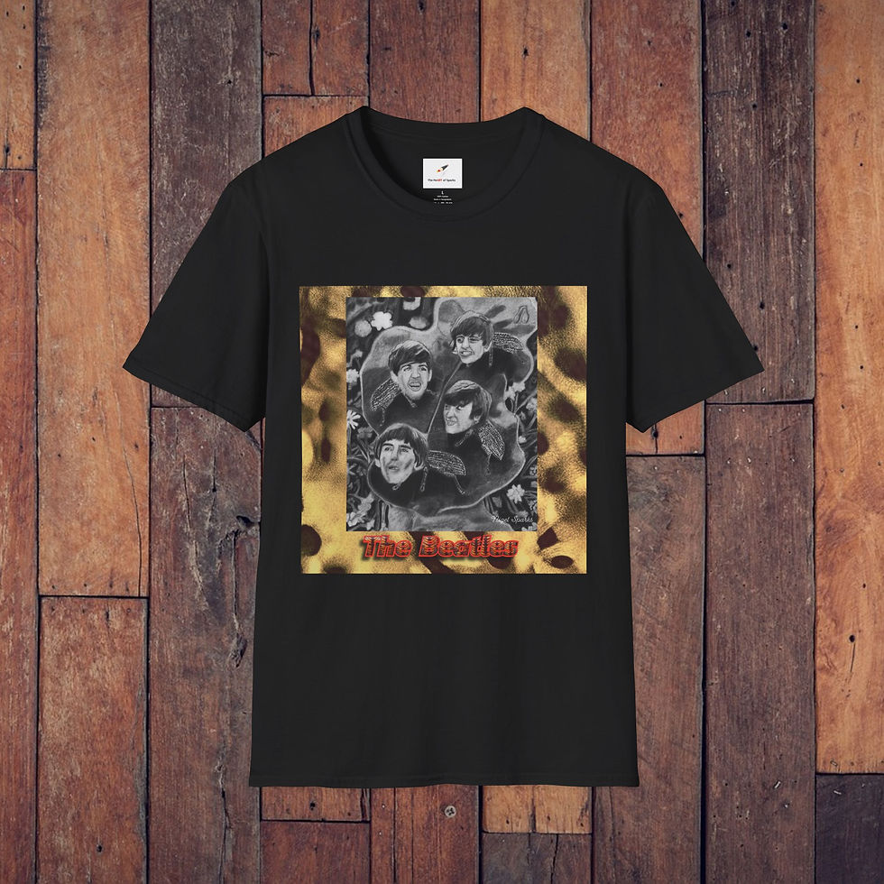 Thumbnail: The Beatles Double Sided Art Inspired T-Shirt