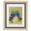 Thumbnail: Wine Glass Pastel Drawing as a Framed Canvas Print ("Glass Half Full")