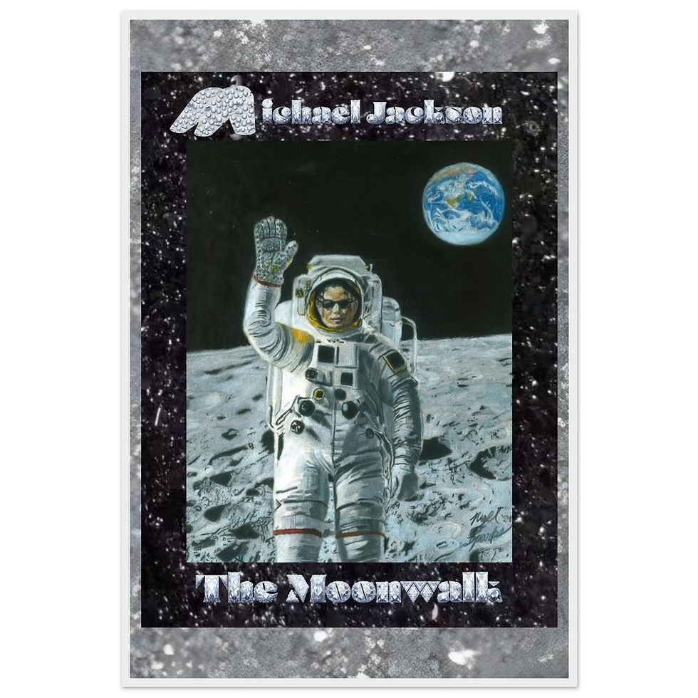 Thumbnail: "The Moonwalk"- Michael Jackson Art Inspired Framed Poster