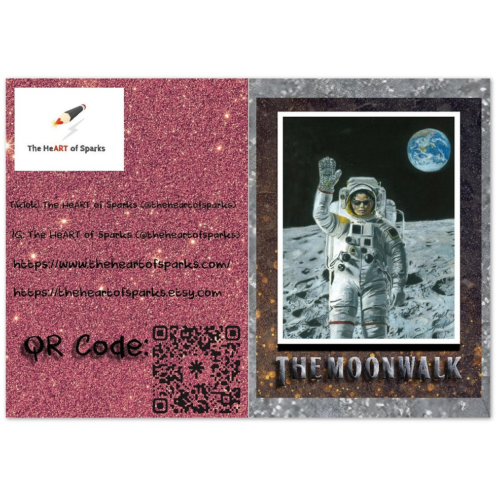 Thumbnail: Michael Jackson Art Inspired Birthday Cards (Pack of 10)
