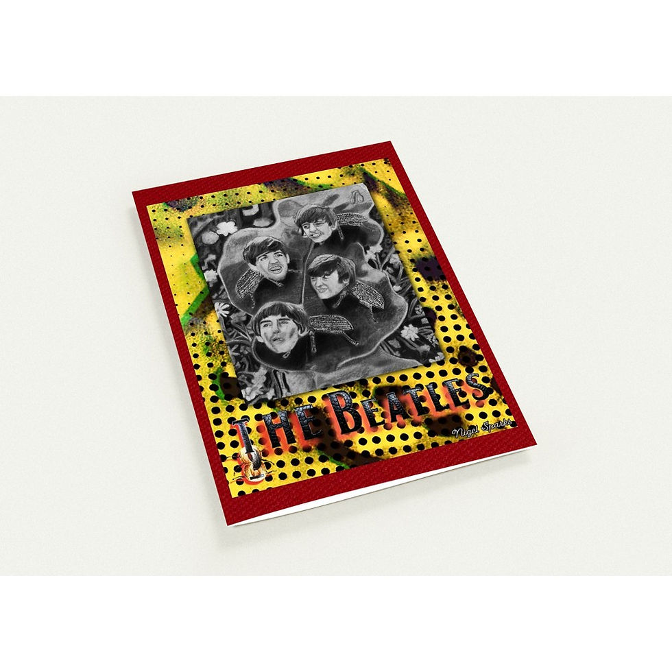 Thumbnail: The Beatles Art Inspired Birthday Cards (Pack of 10)