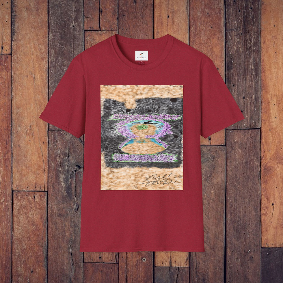 Thumbnail: "Lunar Oasis" Double Sided T-Shirt (Same picture on each side)