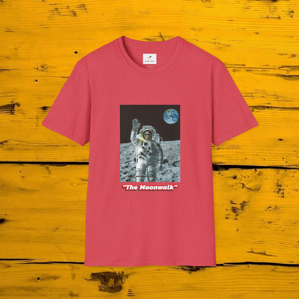 Thumbnail: Michael Jackson Art Inspired T-Shirt ("The Moonwalk"/ "Moon, Walk and Shine")