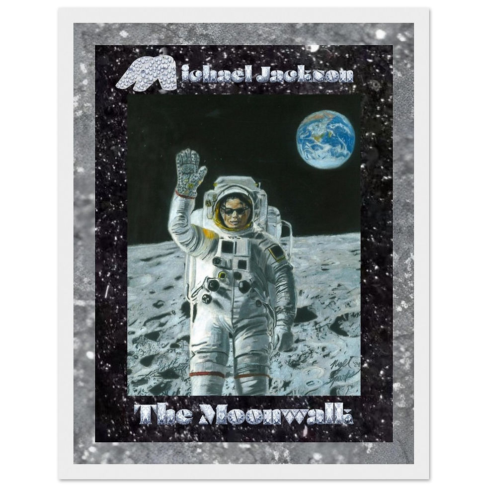 Thumbnail: "The Moonwalk"- Michael Jackson Art Inspired Framed Poster