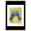 Thumbnail: Wooden Framed Wine Glass Pastel Drawing Print ("Glass Half Full")