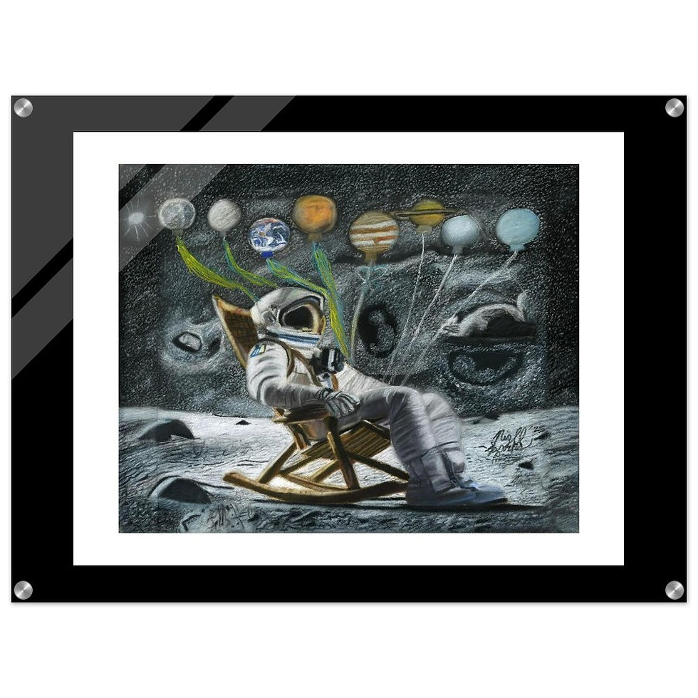 Thumbnail: Drawing Print on Acrylic Glass: ("Stars Align")