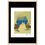 Thumbnail: Wooden Framed Wine Glass Pastel Drawing Print ("Glass Half Full")