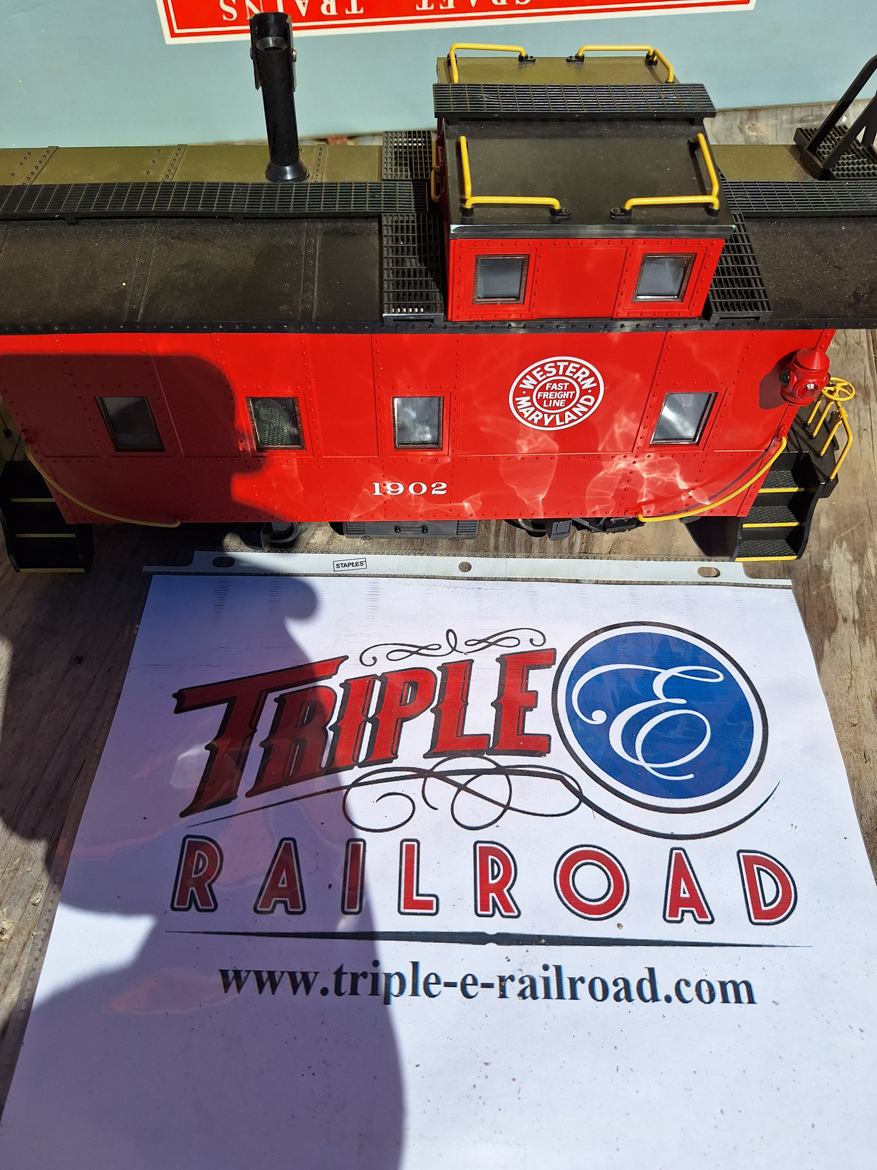 Aristocraft Long Steel Caboose Western Maryland