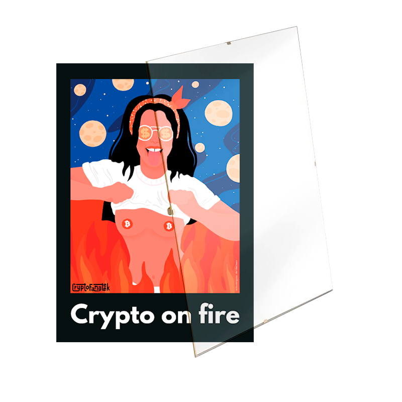 Thumbnail: POSTER CRYPTO ON FIRE