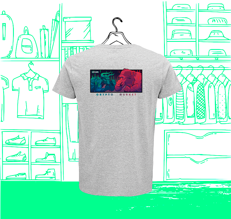 Miniature : T-shirt Homme Col Rond Bull vs Bear Visuel Dos