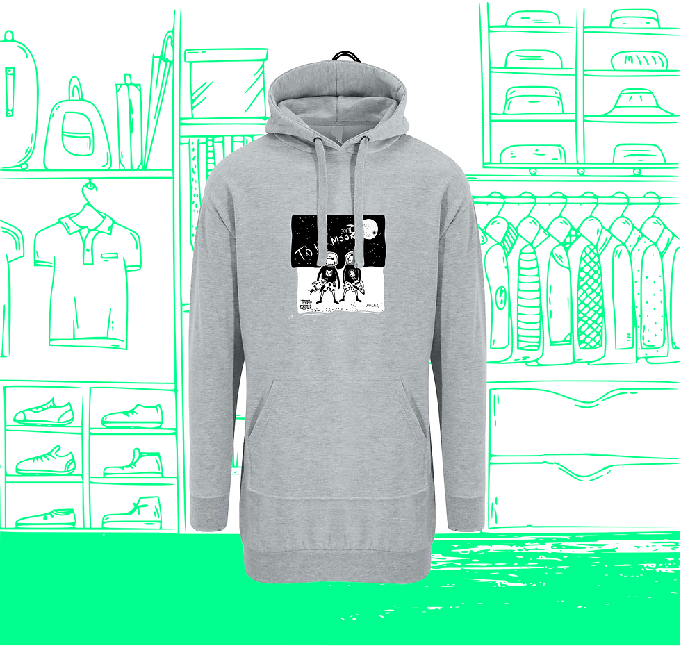 Shiba & Doge Sweatshirtkleid mit Kapuze für Damen Visuel Face