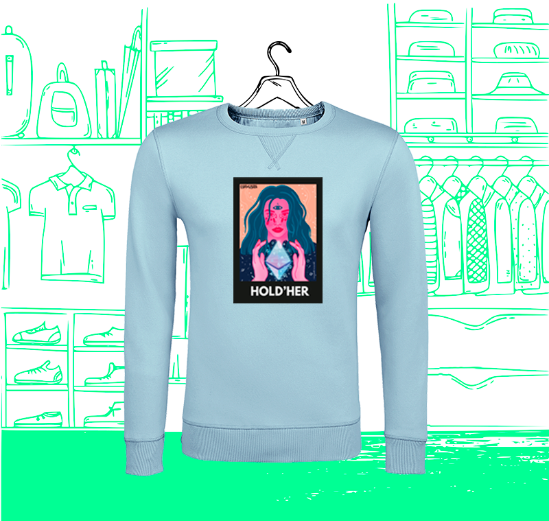 Miniaturbild: Herren-Sweatshirt Hold'her Visual Face
