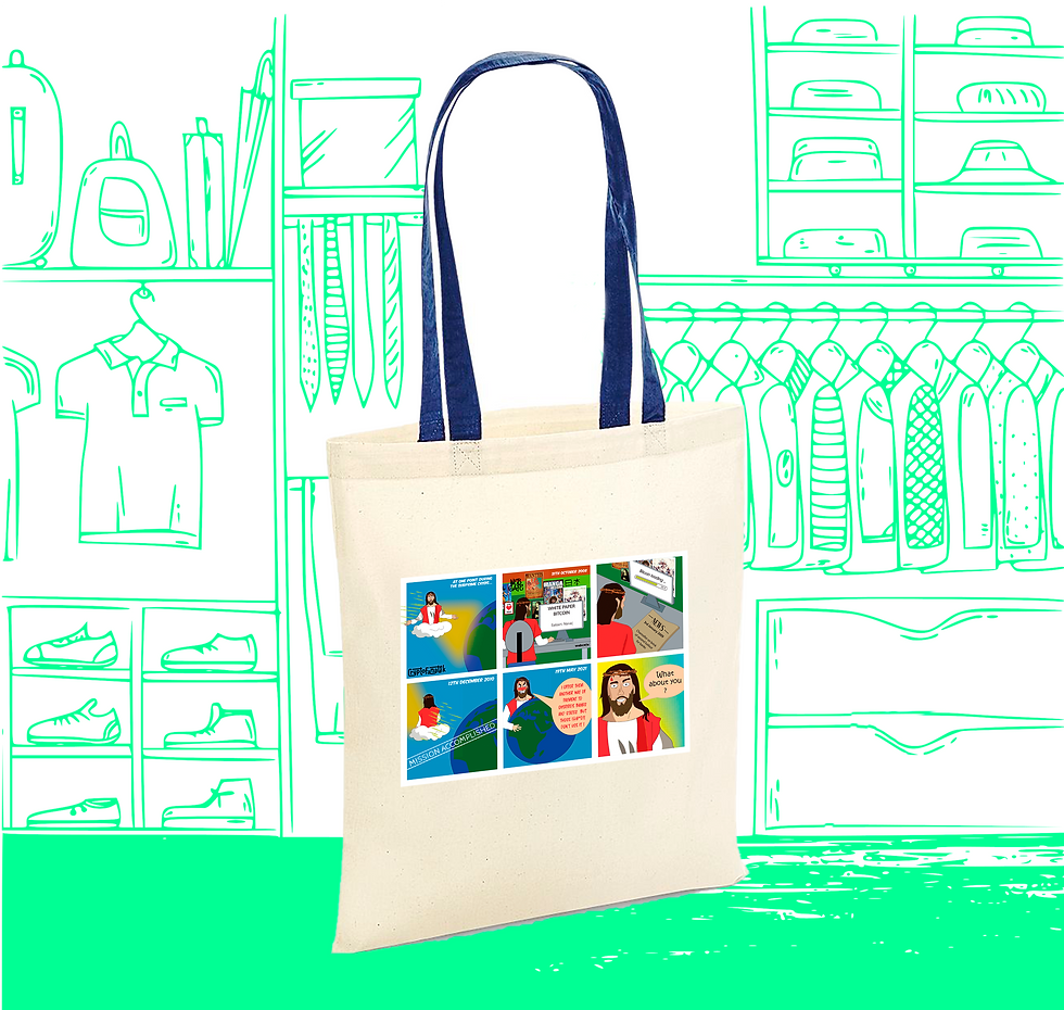 Thumbnail: Tote Bag BD Satoshi