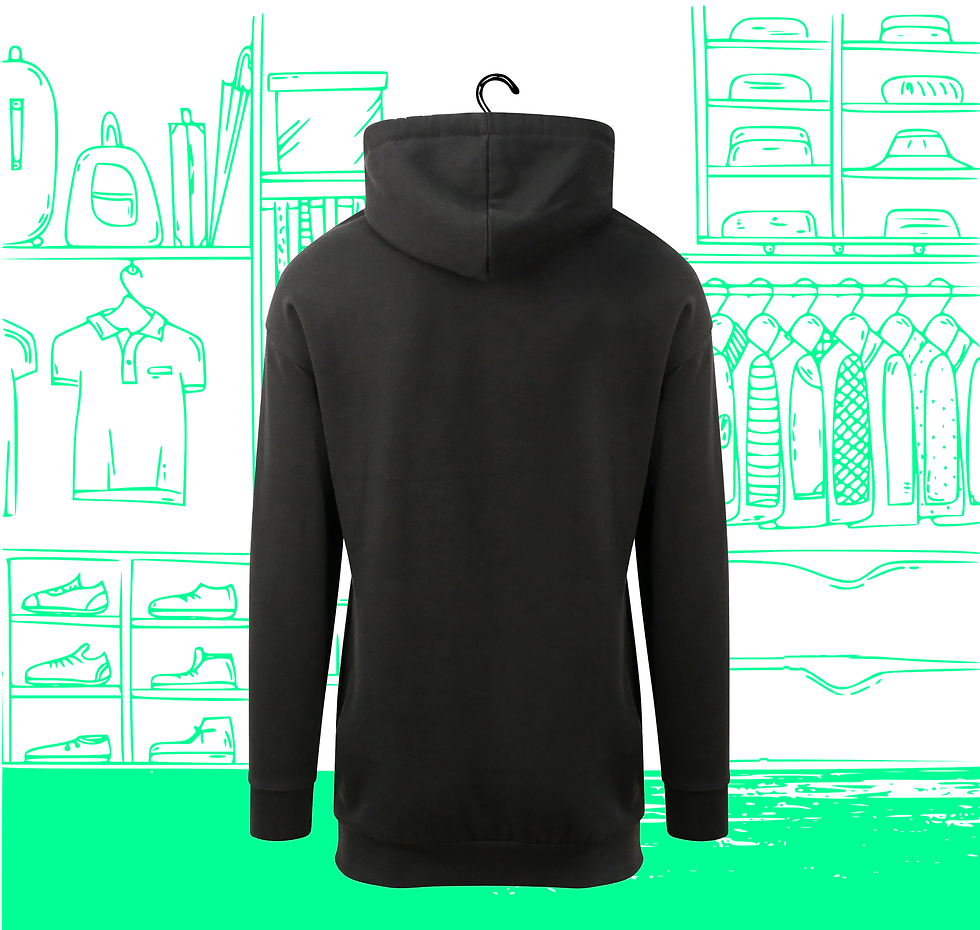Thumbnail: Sweatshirt Dress Hoodie Woman DOT Visual Heart Face