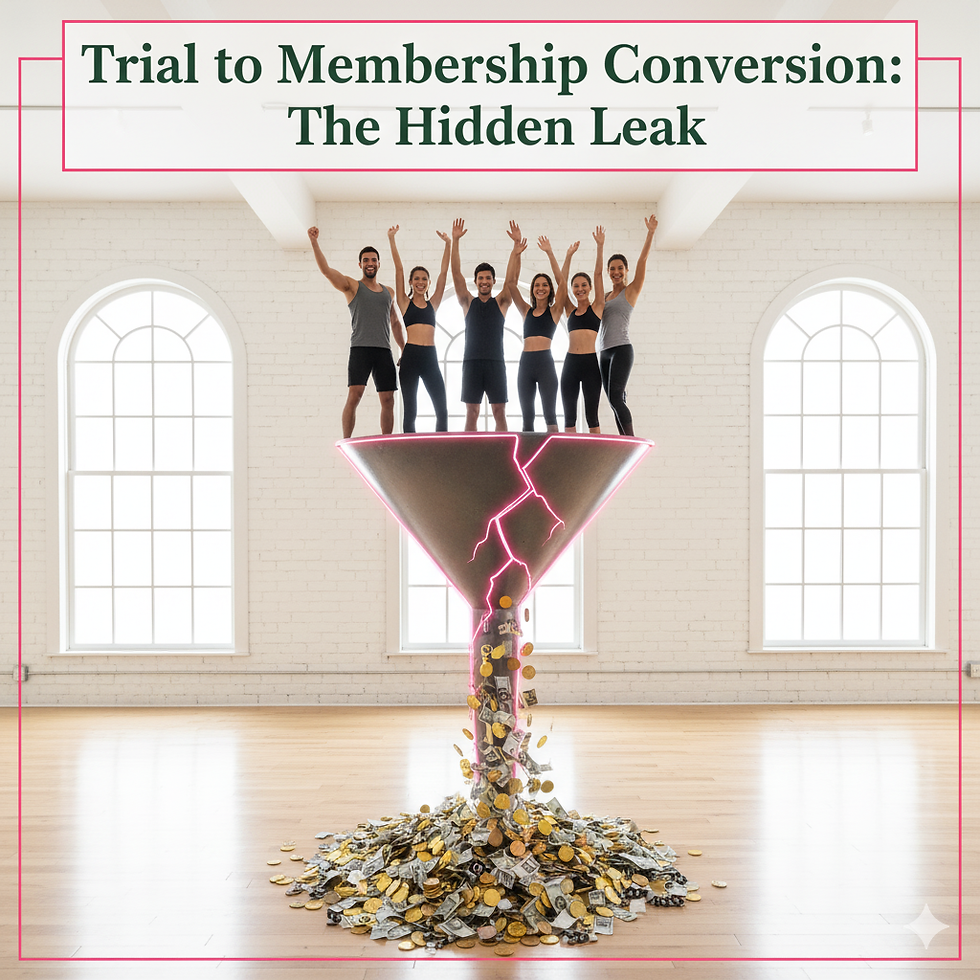 Studio Trial to Membership Conversion: The Hidden Leak in Studio Profits
