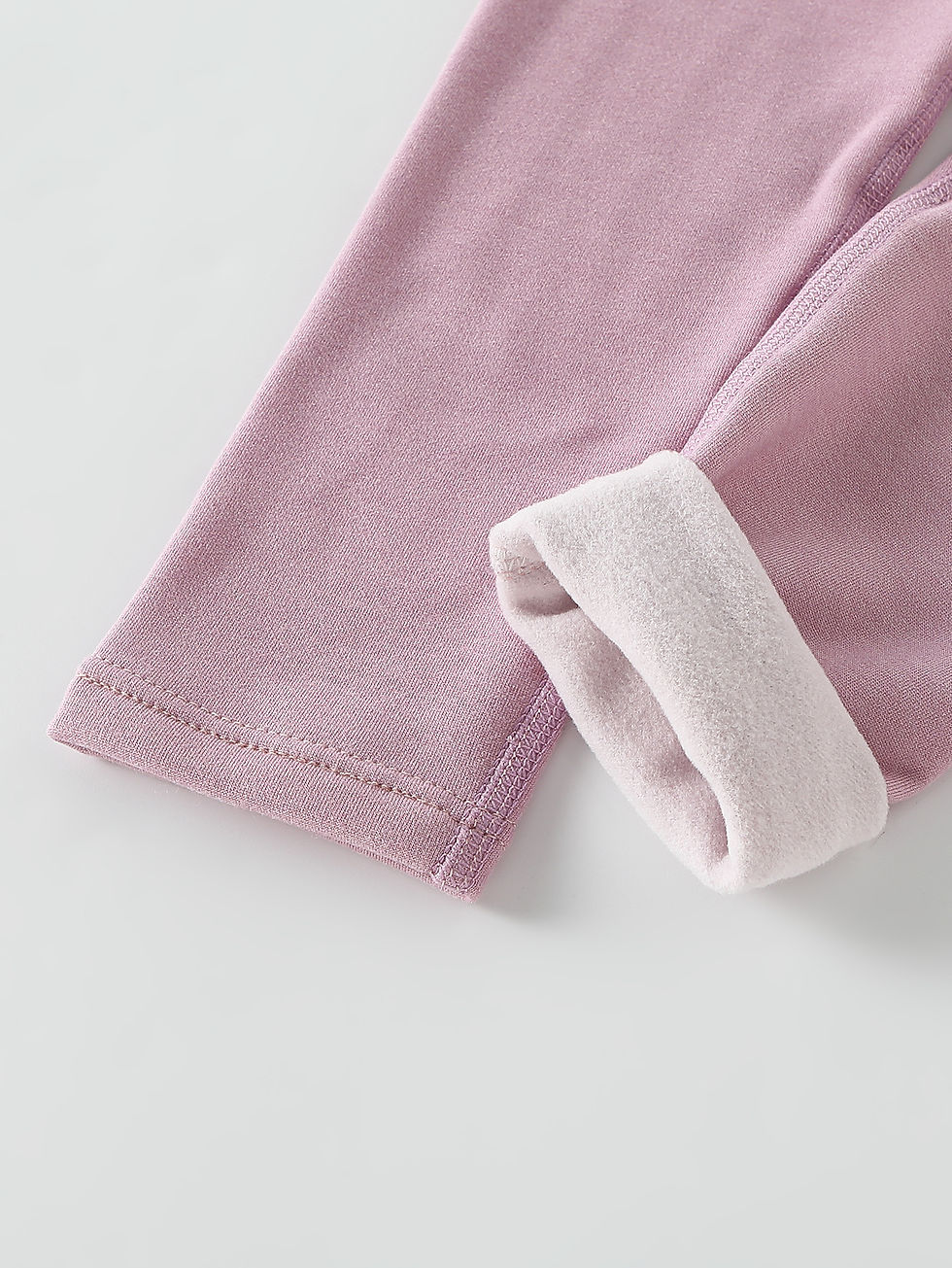 Miniatura: 3/1 Conjunto de calça legging de cintura alta com isolamento térmico de pelúc
