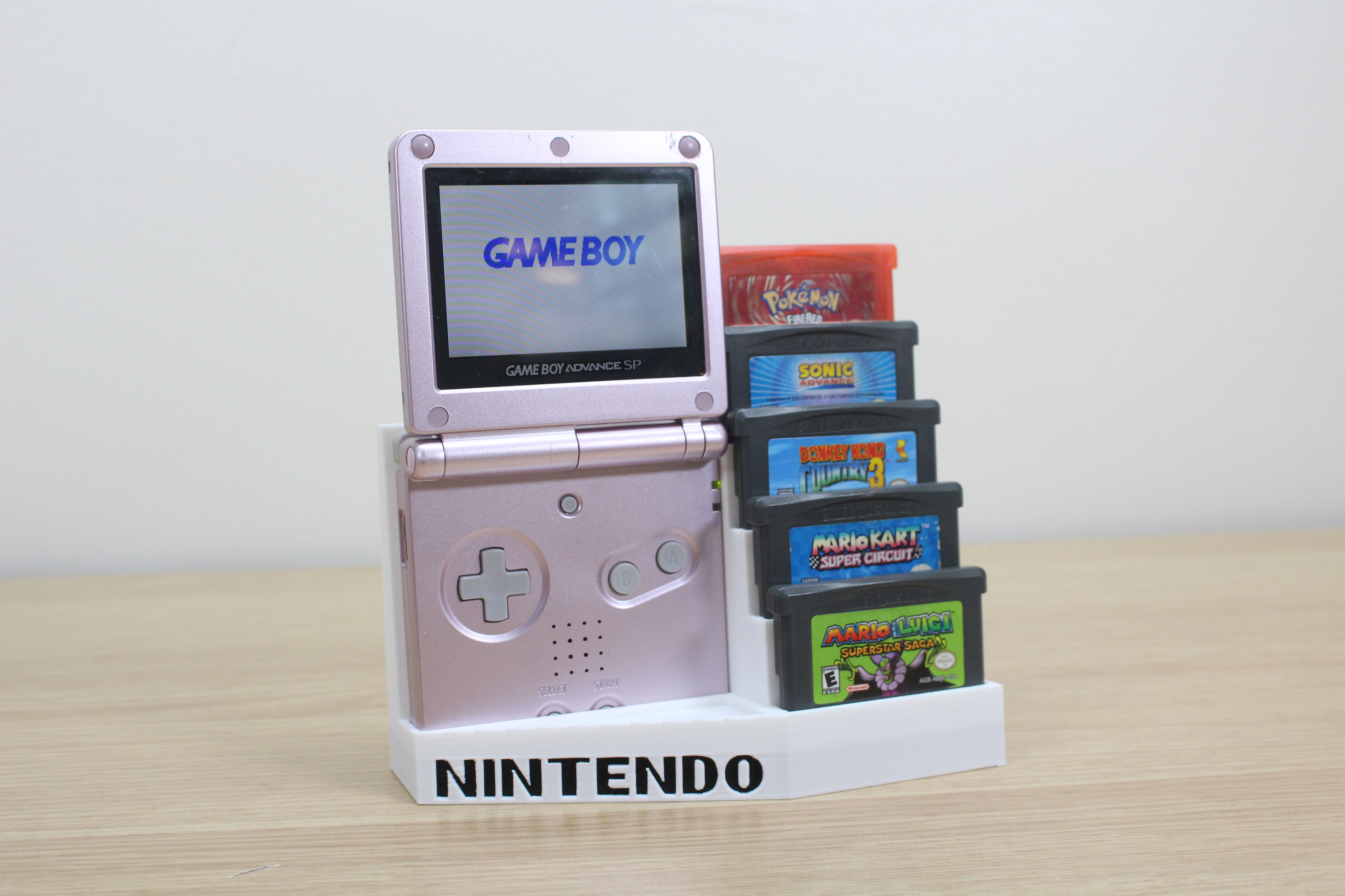 Nintendo GameBoy Advance SP Console Cartridge Display Stand
