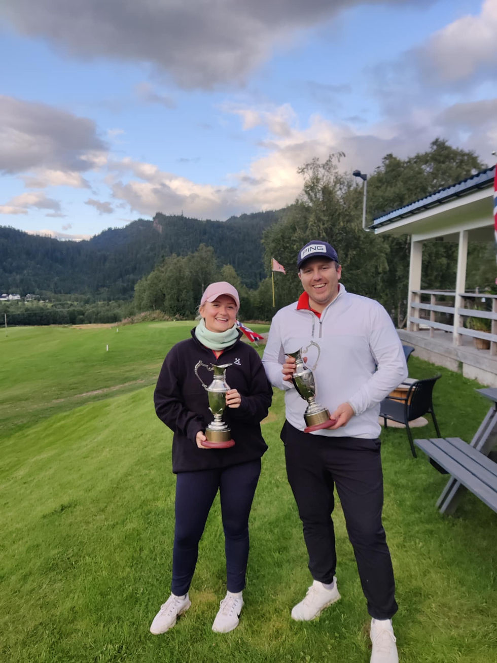 Ikke noe å si på humøret etter to vellykkede dager på Polarsirkelen Golfpark