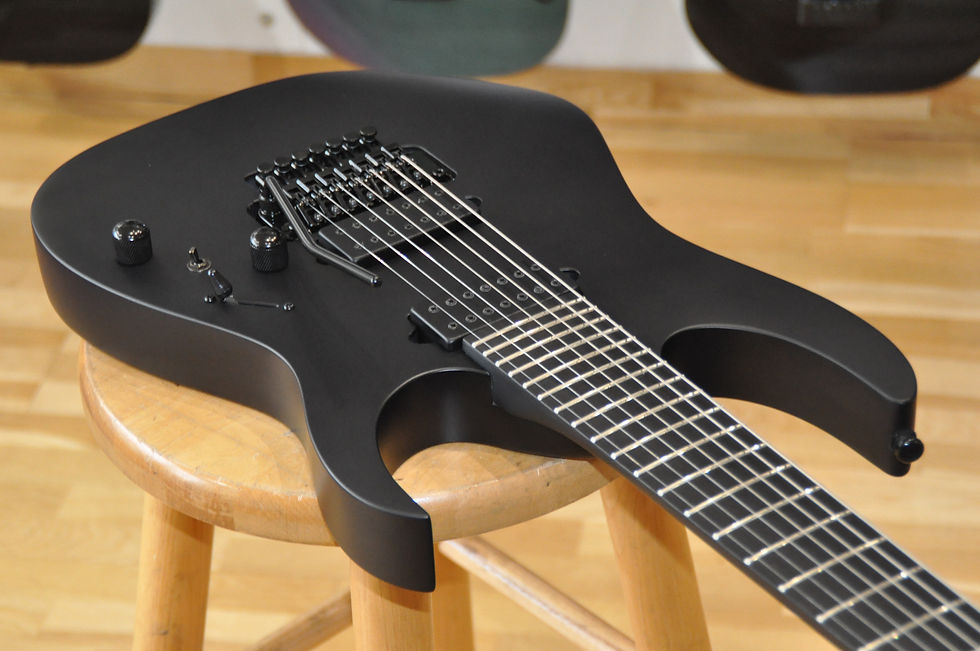Miniature : IBANEZ RGRB720 BKF Black Flat 7-String / Iron Label Series (I250804701)