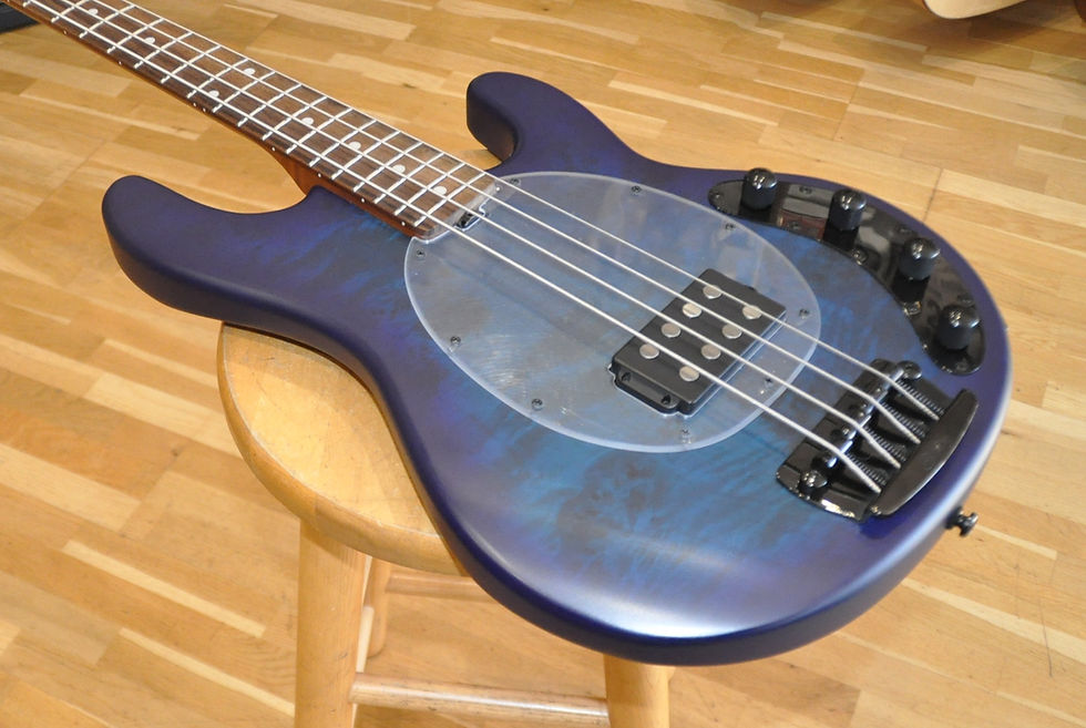 Miniature : STERLING RAY34PB NBLS Neptune Blue Satin / StringRay 4 Cordes (SR66024)