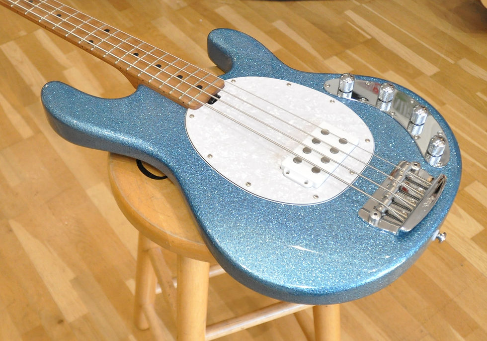 Miniature : STERLING RAY34 BSK Blue Sparkle / StingRay 4 Cordes (SR59994)