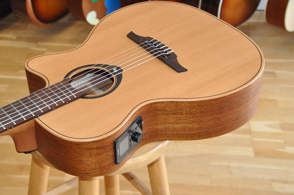Thumbnail: LAG HV10-N-ACE Hyvibe Nylon / Smart Guitar 2ème Génération 2026 (2601LT01697)