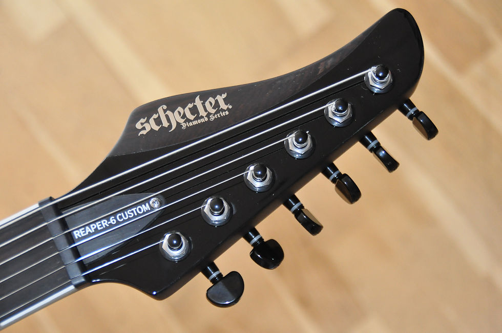 Miniature : SCHECTER Reaper 6 Custom Gloss Black (IM25071348)