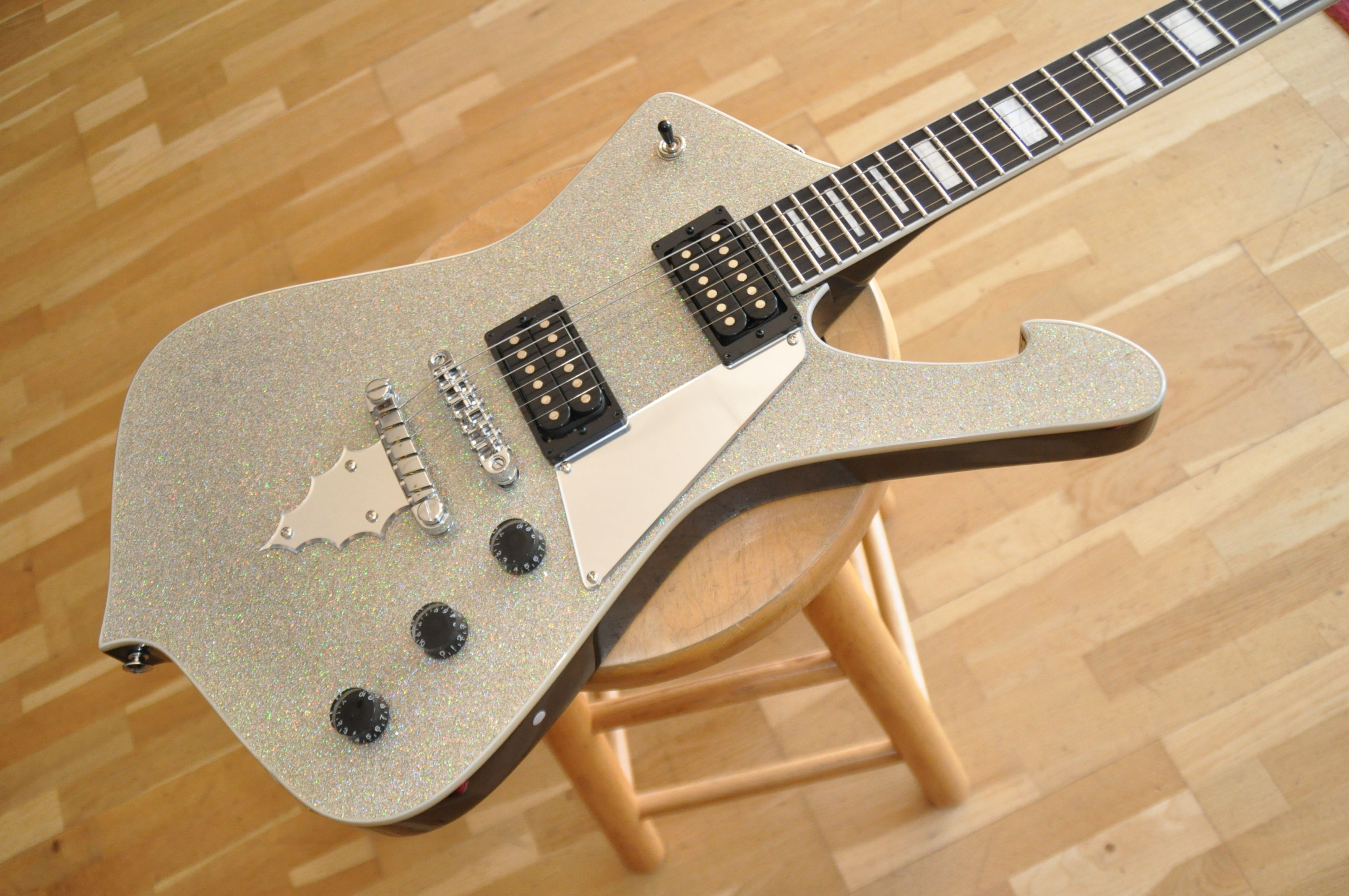 IBANEZ PS60 SSL Silver Sparkle / Paul Stanley Signature (GS260402973)