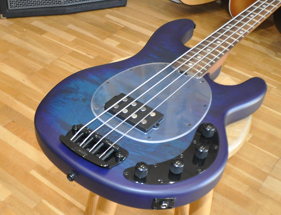 Miniature : STERLING RAY34PB NBLS Neptune Blue Satin / StringRay 4 Cordes (SR66024)
