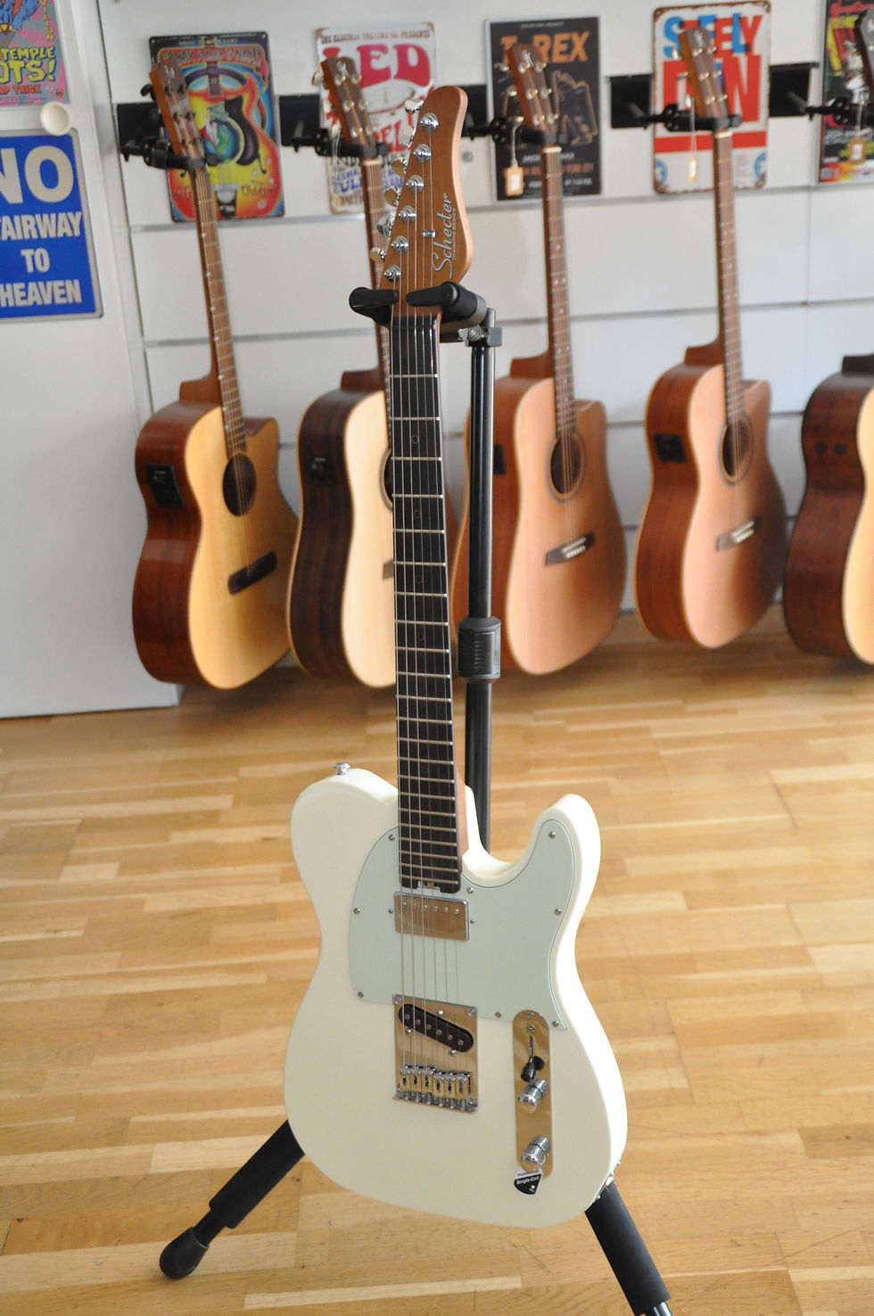 Miniature : SCHECTER PT Nick Johnston Signature Atomic Snow / Telecaster (IW22090114)