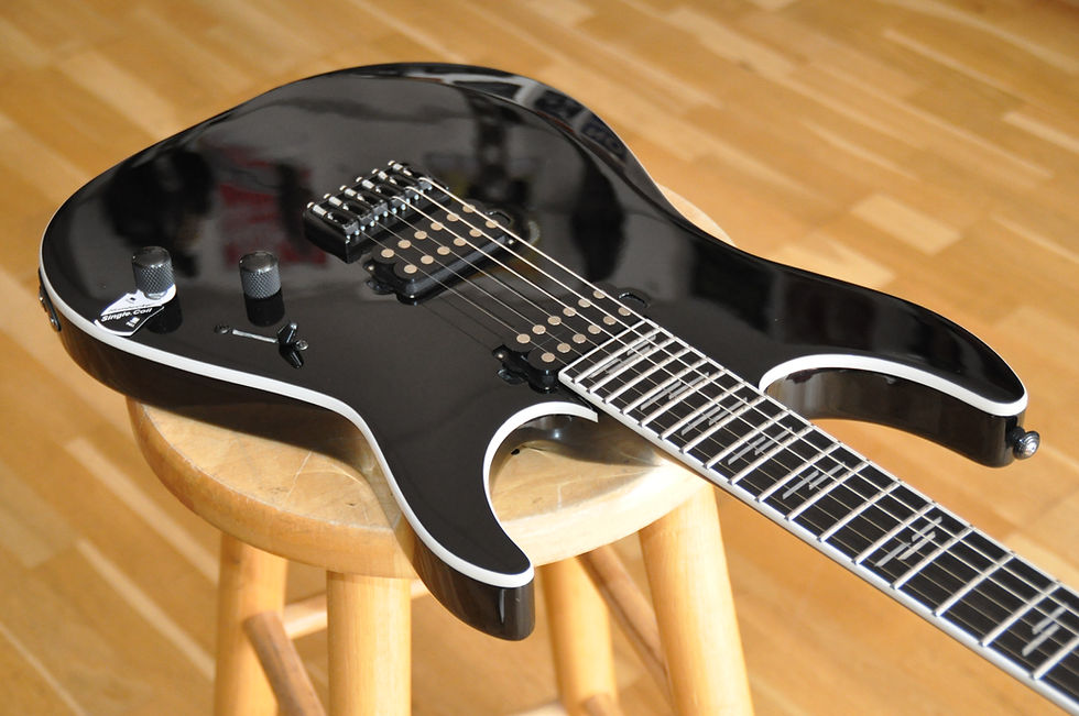 Miniature : SCHECTER Reaper 6 Custom Gloss Black (IM25071348)