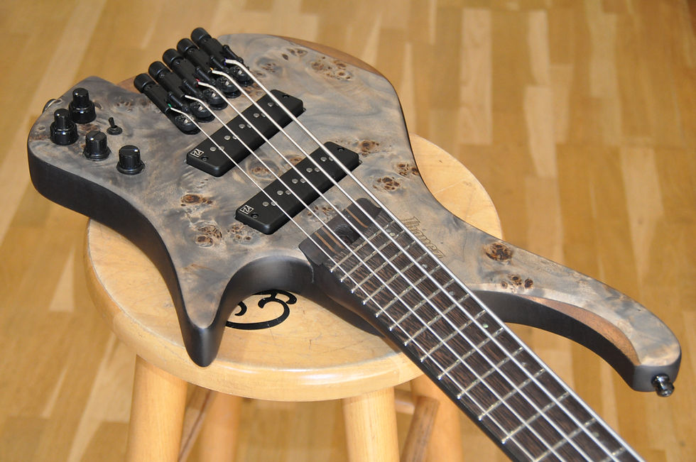 Miniature : IBANEZ EHB1505MS BIF Black Ice Flat / Multi Scale 5-String Headless (I250512320)