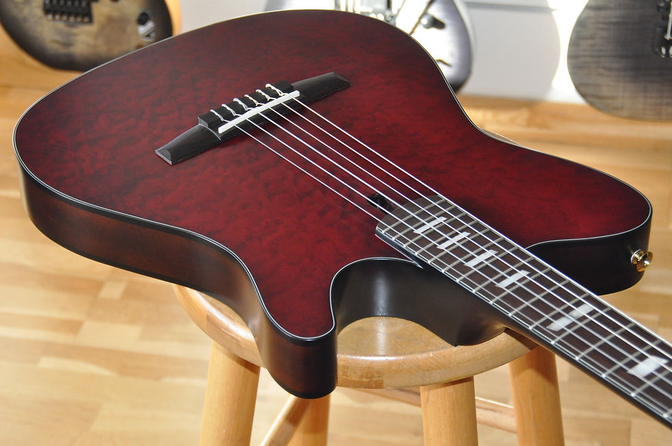 Thumbnail: IBANEZ FRH20QMN WRL Wine Red Low Gloss / Thinline Nylon (PW250700379)
