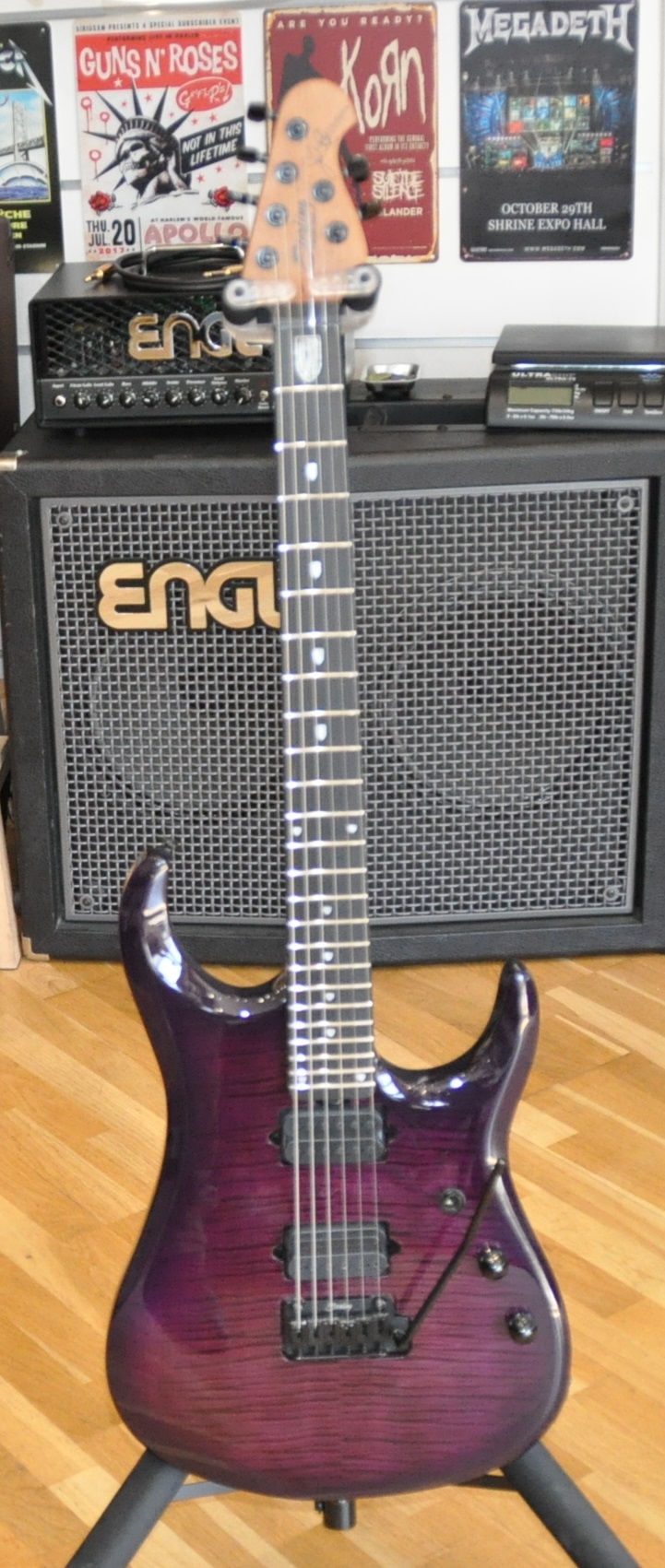 Miniature : STERLING JP150DFM PNB Purple Nebula / John Petrucci Signature (SG67553)