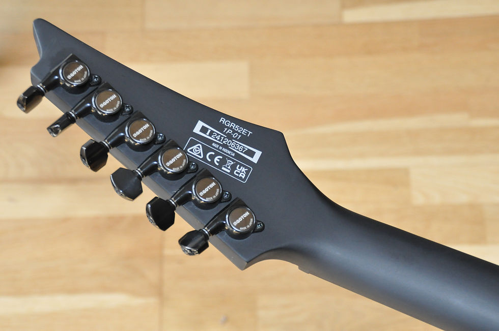 Thumbnail: IBANEZ RGR52ET Evertune BK Black / Axe Design Lab Series (I241206367)