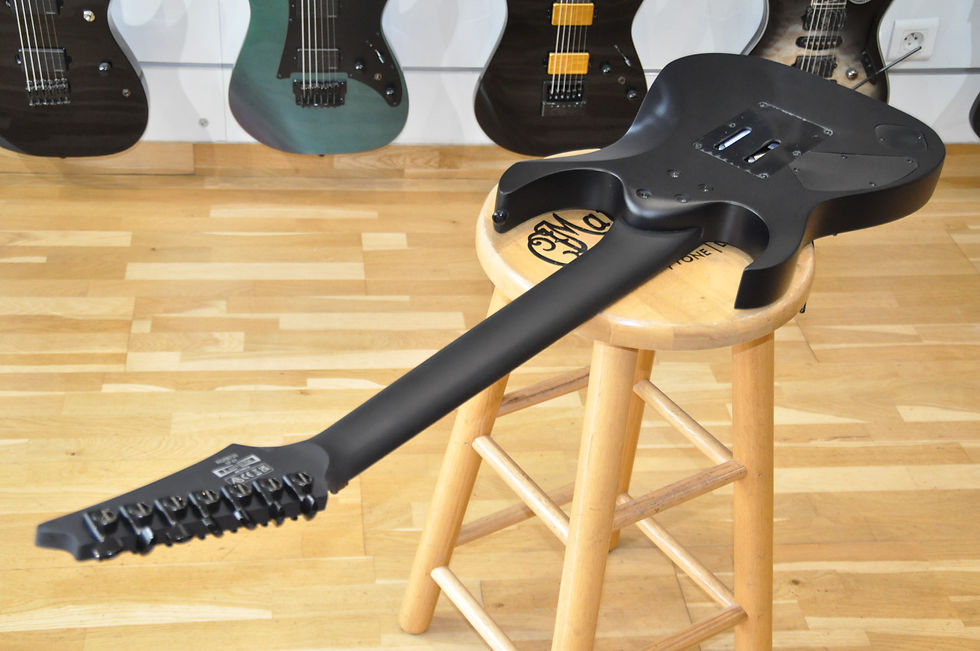 Miniature : IBANEZ RGRB720 BKF Black Flat 7-String / Iron Label Series (I250804701)