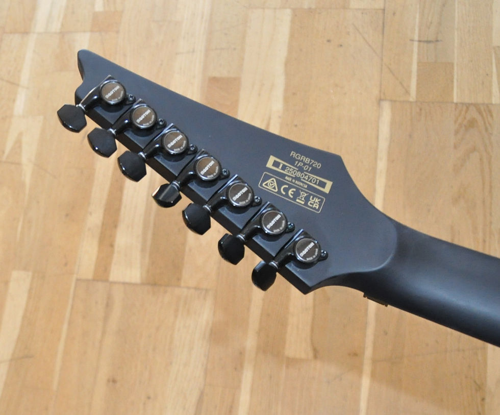 Miniature : IBANEZ RGRB720 BKF Black Flat 7-String / Iron Label Series (I250804701)