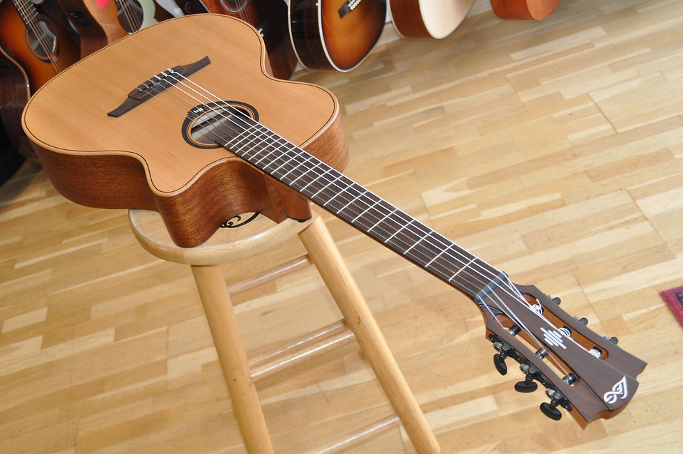 Thumbnail: LAG HV10-N-ACE Hyvibe Nylon / Smart Guitar 2ème Génération 2026 (2601LT01697)